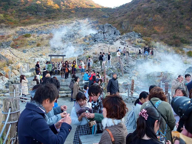 Ghé thăm thung lũng Owakudani khám phá vẻ đẹp núi lửa Hakone