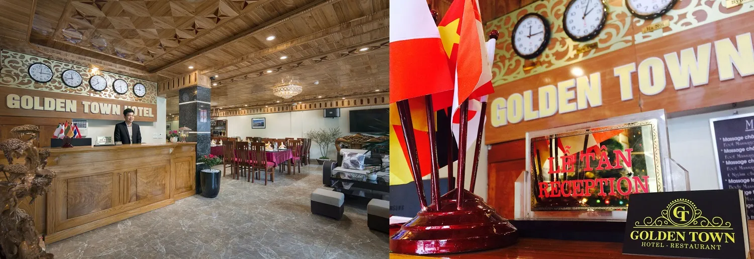 Golden Town Hotel – Khách sạn 3 sao với phong cách kiến trúc ấn tượng