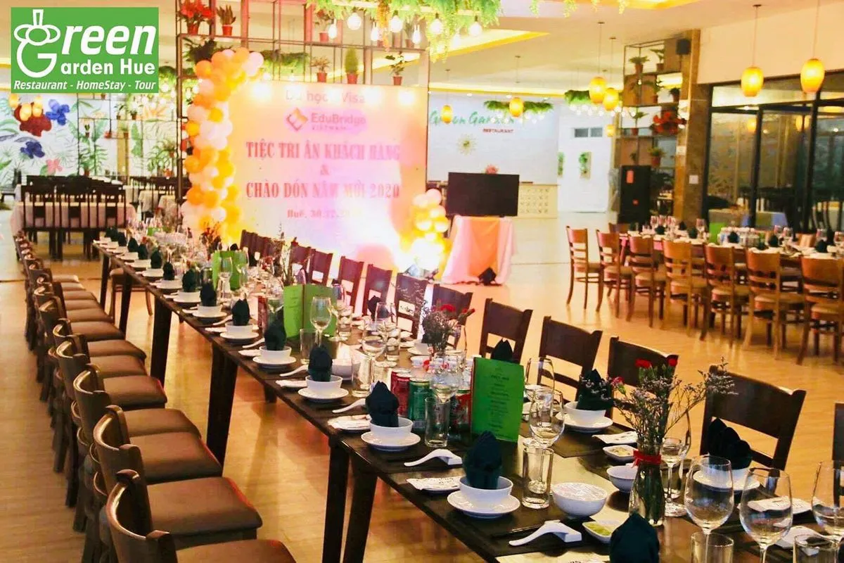 Green Garden Hue – Cafe & Restaurant – Nơi thưởng thức tiệc Buffet với hương vị khó quên