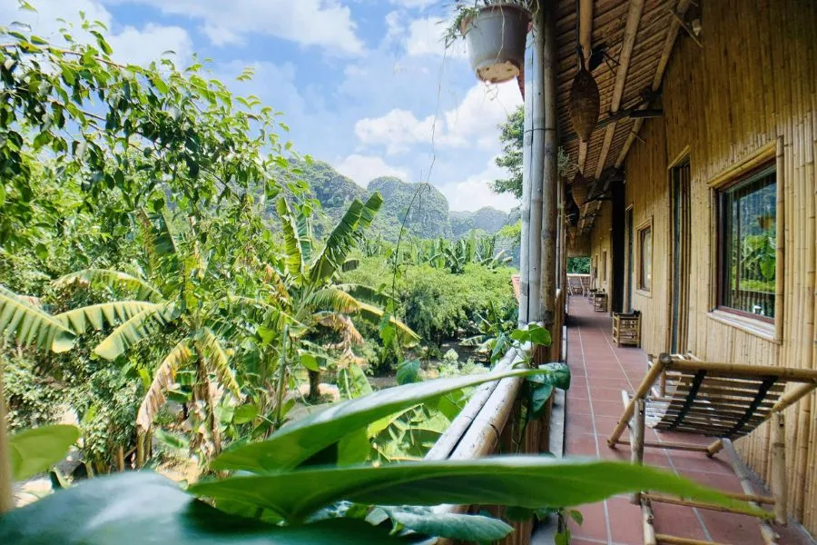 Hàm Rồng Homestay, nơi tựa lưng sau dãy núi Ninh Bình