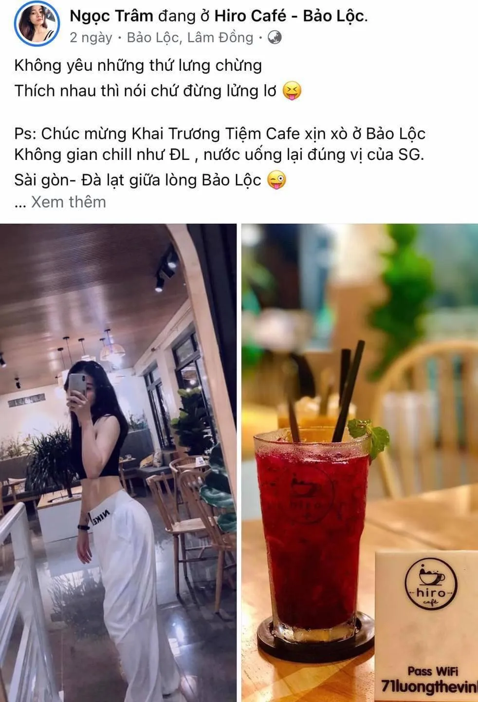 Hiro Cafe, góc nhỏ Nhật Bản trong lòng thành phố Bảo Lộc mộng mơ