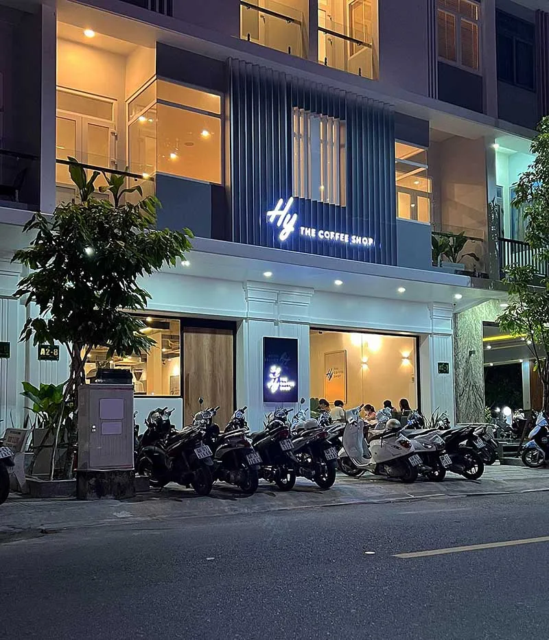 Hy the coffee shop và không gian cà phê trẻ trung, hiện đại