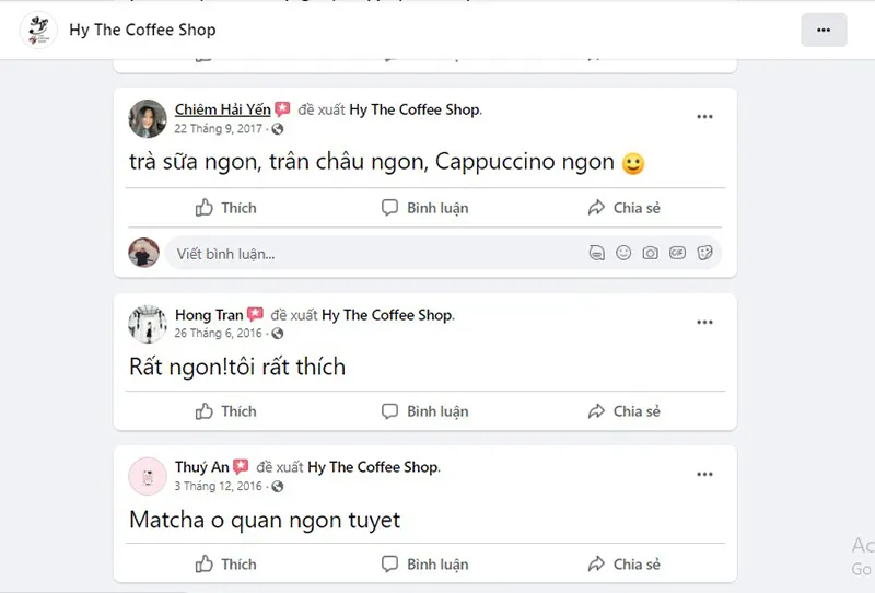 Hy the coffee shop và không gian cà phê trẻ trung, hiện đại