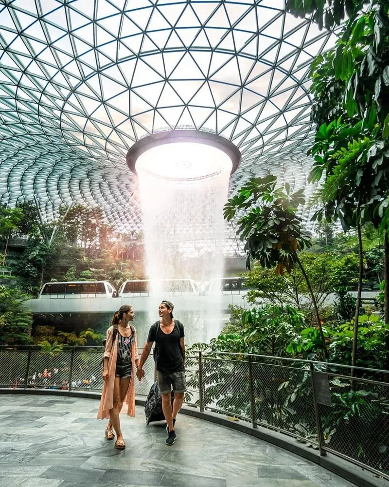 Jewel Changi kiệt tác kiến trúc hài hòa với thiên nhiên tại Singapore