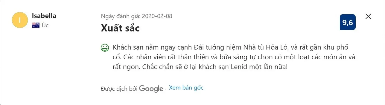 Khách sạn Lenid Thợ Nhuộm, điểm đến 4 sao mang theo hơi thở hiện đại