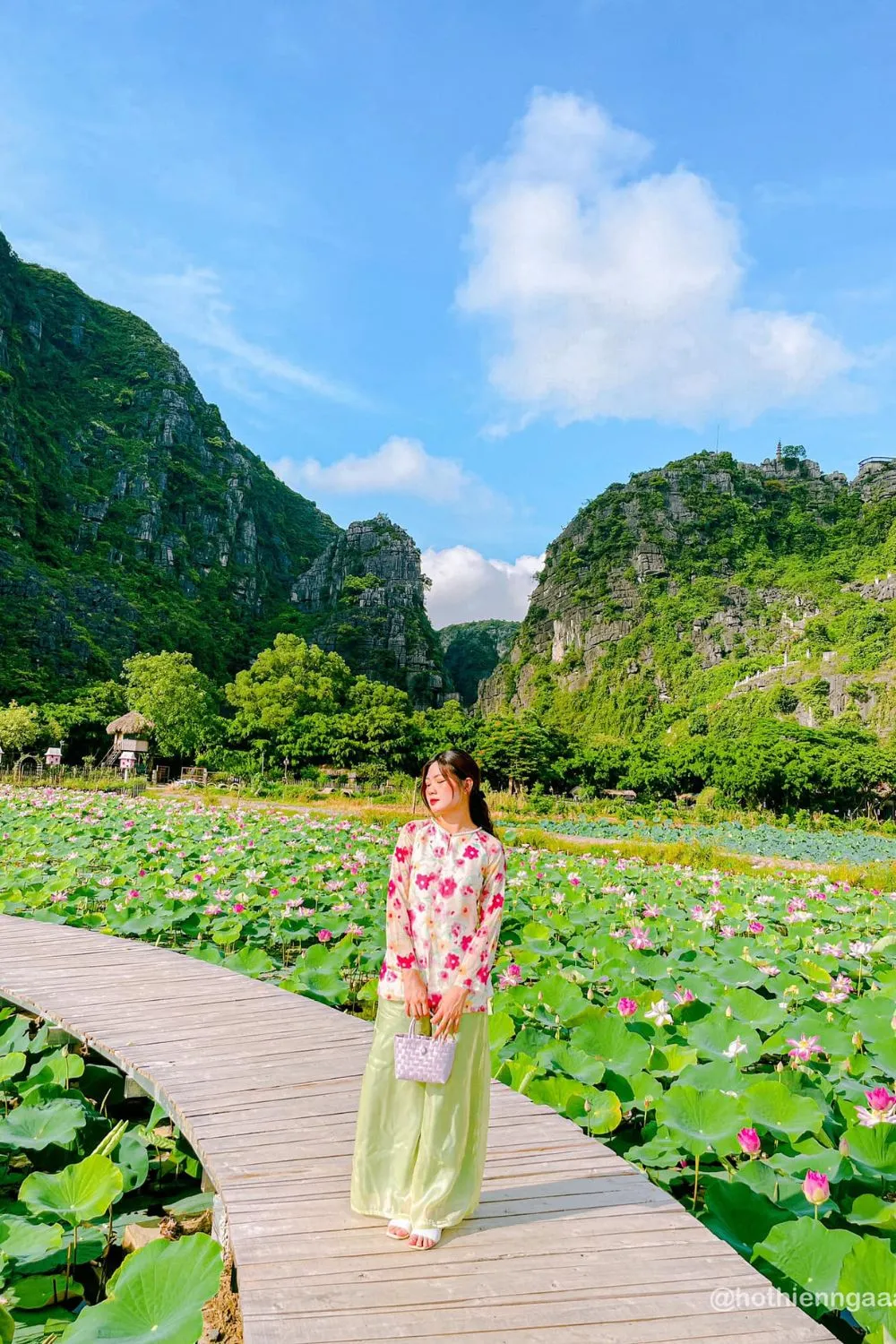 Khám phá Đầm sen Hang Múa Ninh Bình đẹp quên lối về cùng Hồ Thiên Nga