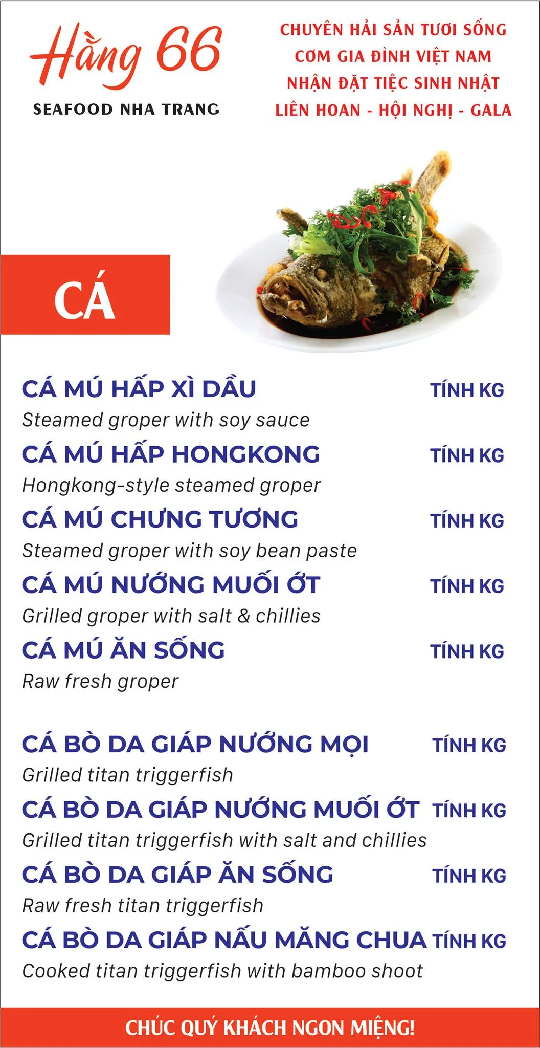 Khám phá Nhà hàng Hằng 66 Seafood Nha Trang