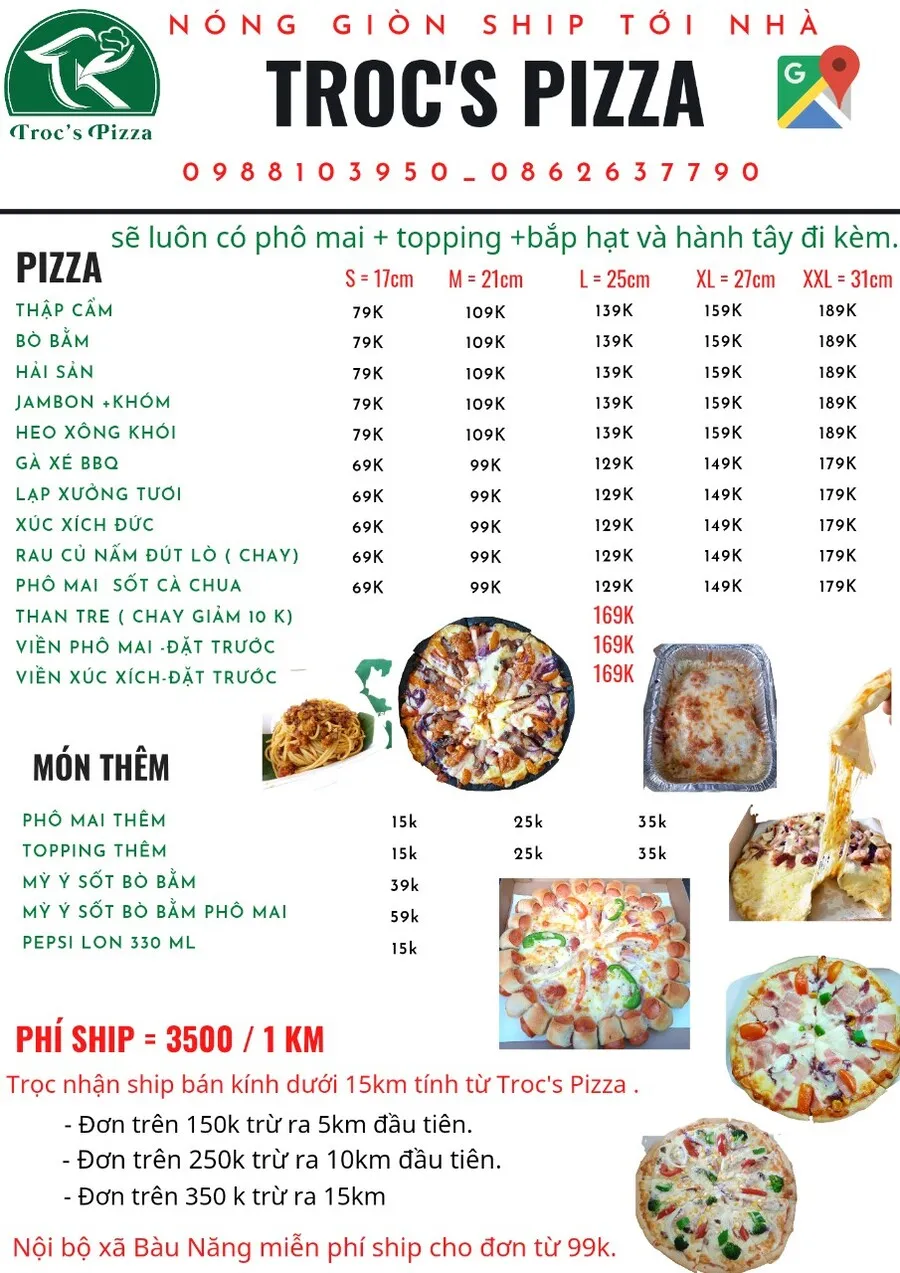 Khám phá Troc’s Pizza ngon bổ rẻ nổi tiếng tại Tây Ninh