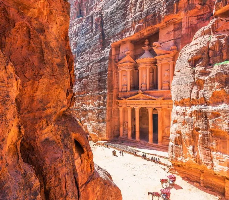 Kỳ quan thế giới hiện đại thành phố Petra Jordan cổ kính