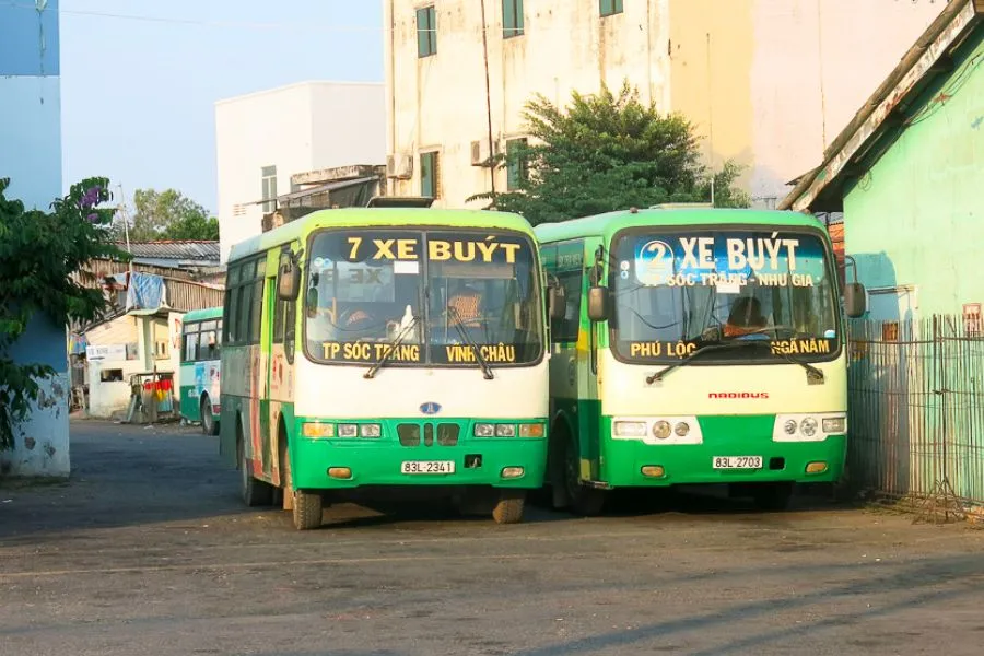 Lộ trình tuyến xe bus tại Sóc Trăng thuận tiện cho việc di chuyển