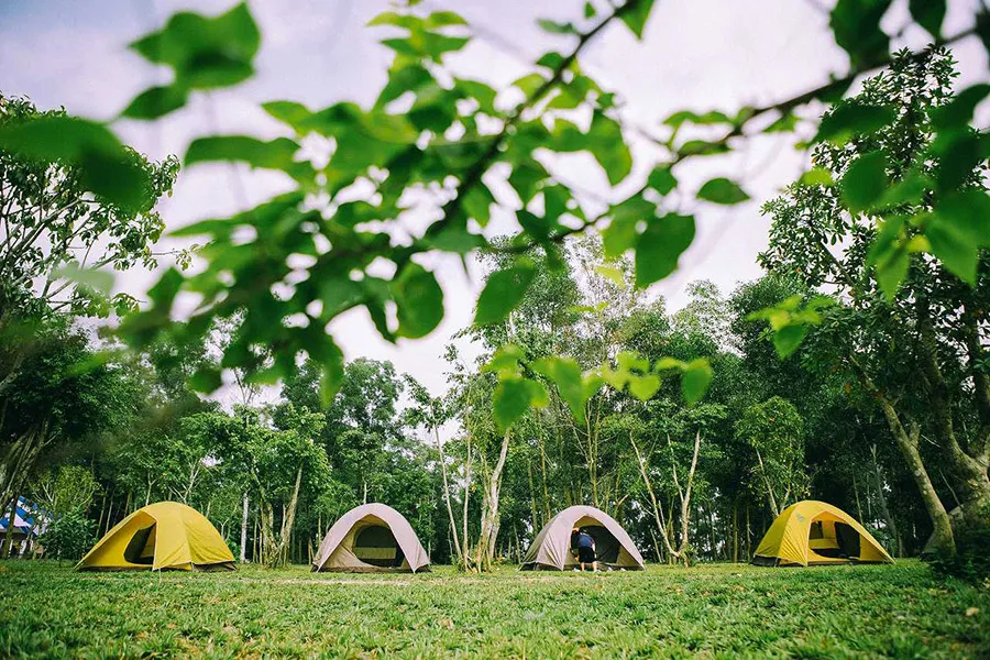 Mách bạn địa điểm camping Hà Nội cực chill cho dịp cuối tuần