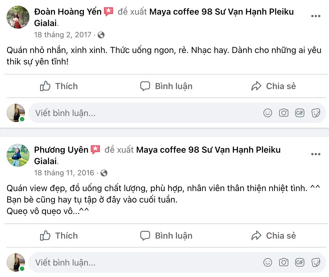 Maya Coffee, không gian xanh bình yên giữa phố núi Gia Lai