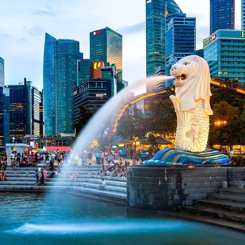 Merlion Park, công trình biểu tượng cho thời kỳ thịnh vượng tại Singapore