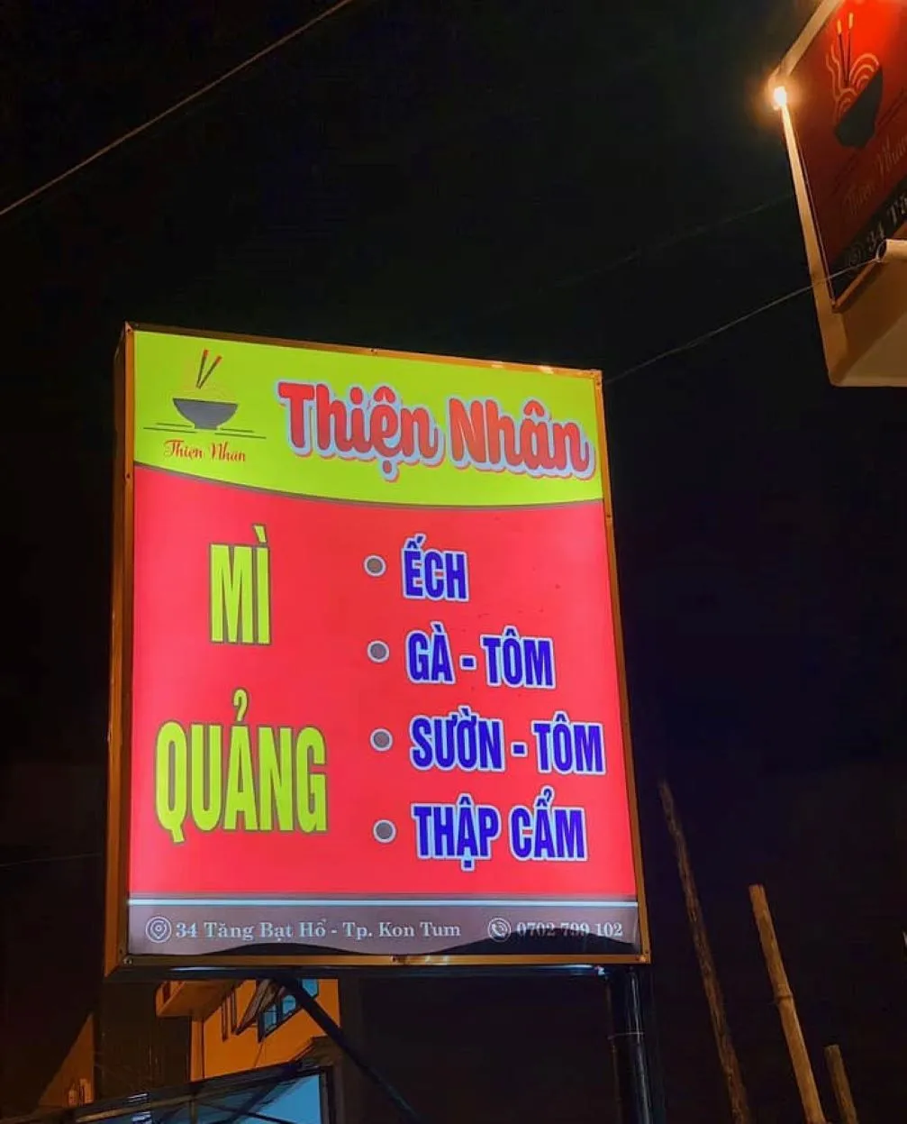 Mì quảng Thiện Nhân điểm ăn ngon, rẻ tại Kon Tum