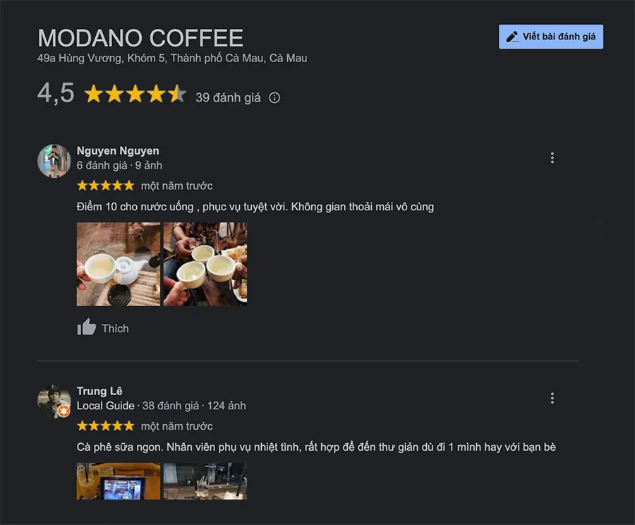 Modano Coffee Cà Mau, độc đáo không gian đặc trưng của vùng đất chín rồng