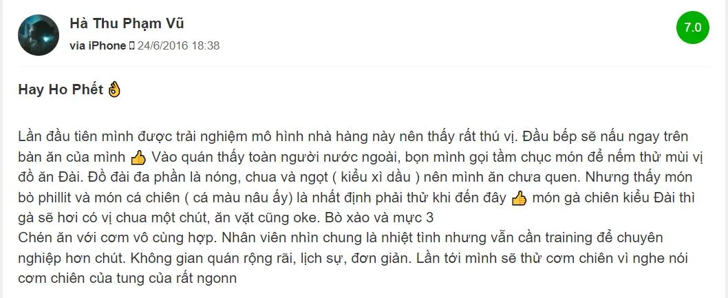 Một thoáng đặc biệt tại Teppangaki Ẩm Thực Đài Loan (San Gong Hai Phong)