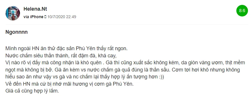 Nếu có dịp dừng chân Phú Yên, bạn chớ bỏ lỡ món Cơm gà Tuyết Nhung thơm ngon khó cưỡng