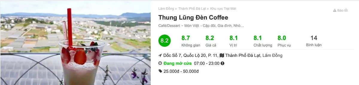 Ngắm hoa đèn nở vàng ươm lãng mạn tại Coffee Thung Lũng Đèn Đà Lạt