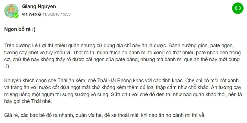 Ngất ngây với Bánh mì cay Bà Già Hải Phòng chỉ từ 2.000 đồng một ổ