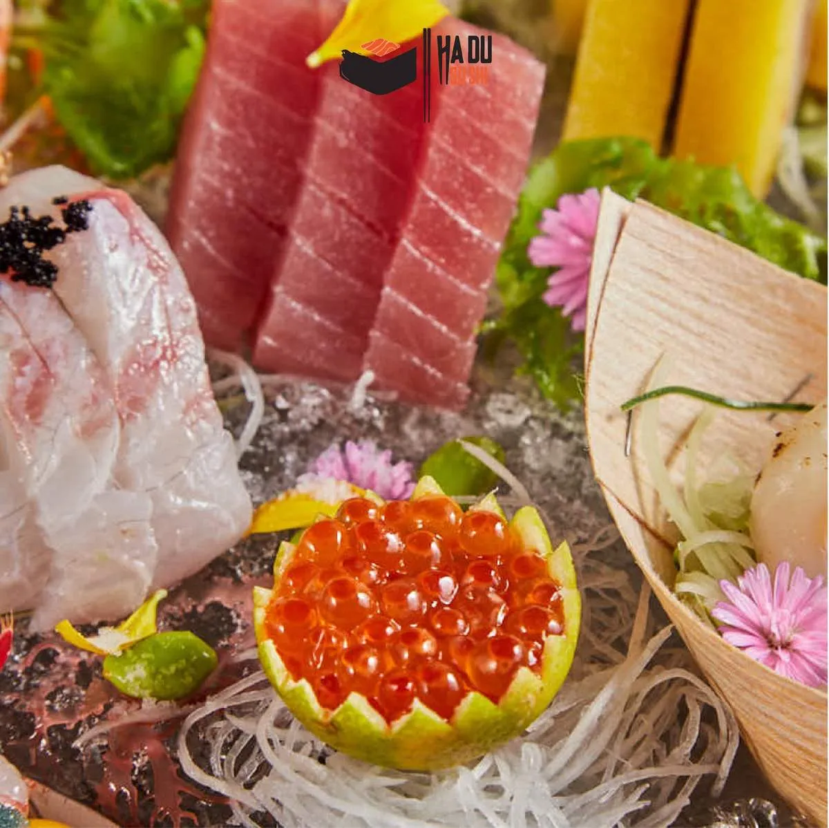 No nê ngay với thực đơn +200 món ngon hấp dẫn tại Hadu Sushi