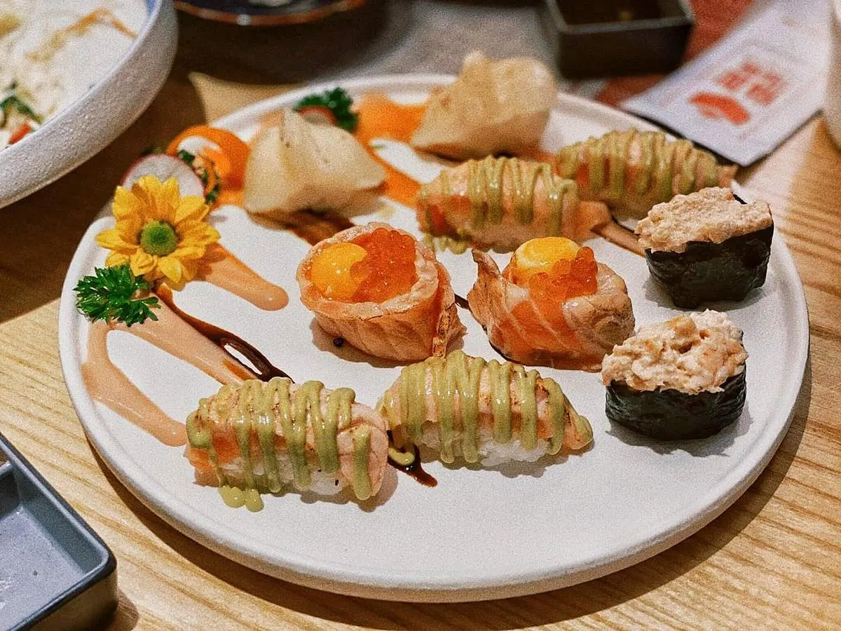 No nê ngay với thực đơn +200 món ngon hấp dẫn tại Hadu Sushi