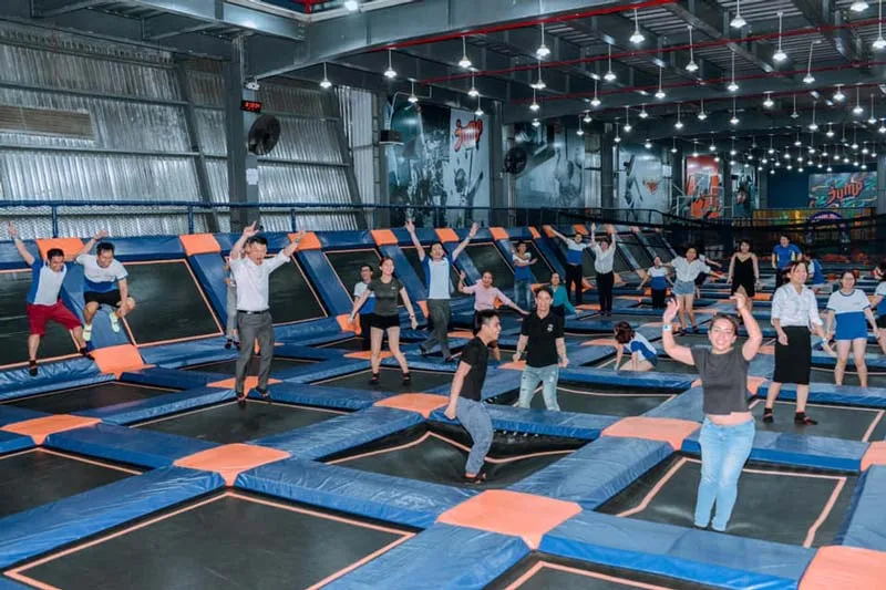 Oanh tạc Jump Arena quận 7 với những trò chơi bạt nhún siêu thú vị