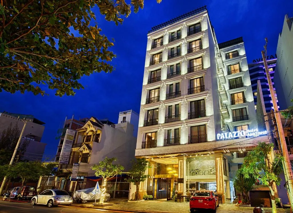 Palazzo Hotel, Apartment sở hữu lối kiến trúc Pháp đầy ấn tượng