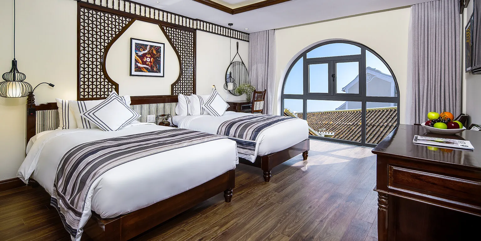 Paradise Hotel Hoi An – Khách sạn 3 sao với kiến trúc cổ điển đương đại cùng hồ bơi tầng thượng có view cực đỉnh