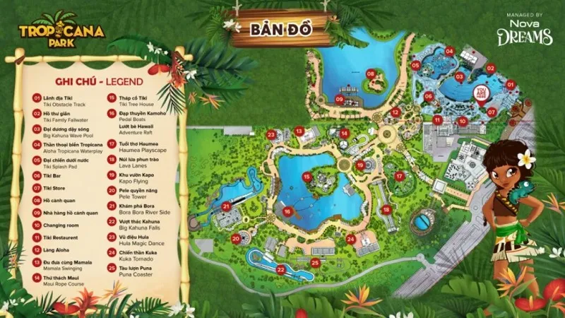 Phá đảo Tropicana Park, thiên đường nhiệt đới tại Hồ Tràm Vũng Tàu