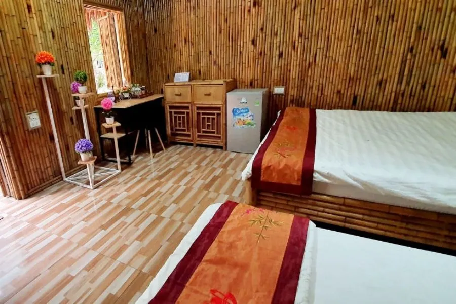 Quoc Khanh Bamboo homestay, nơi ngắm hoàng hôn dưới chân đồi