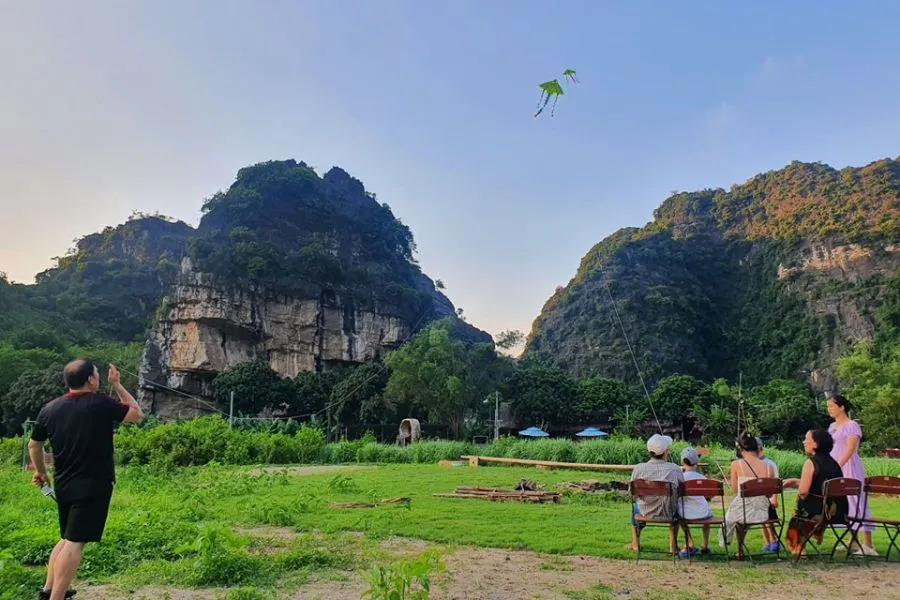 Quoc Khanh Bamboo homestay, nơi ngắm hoàng hôn dưới chân đồi