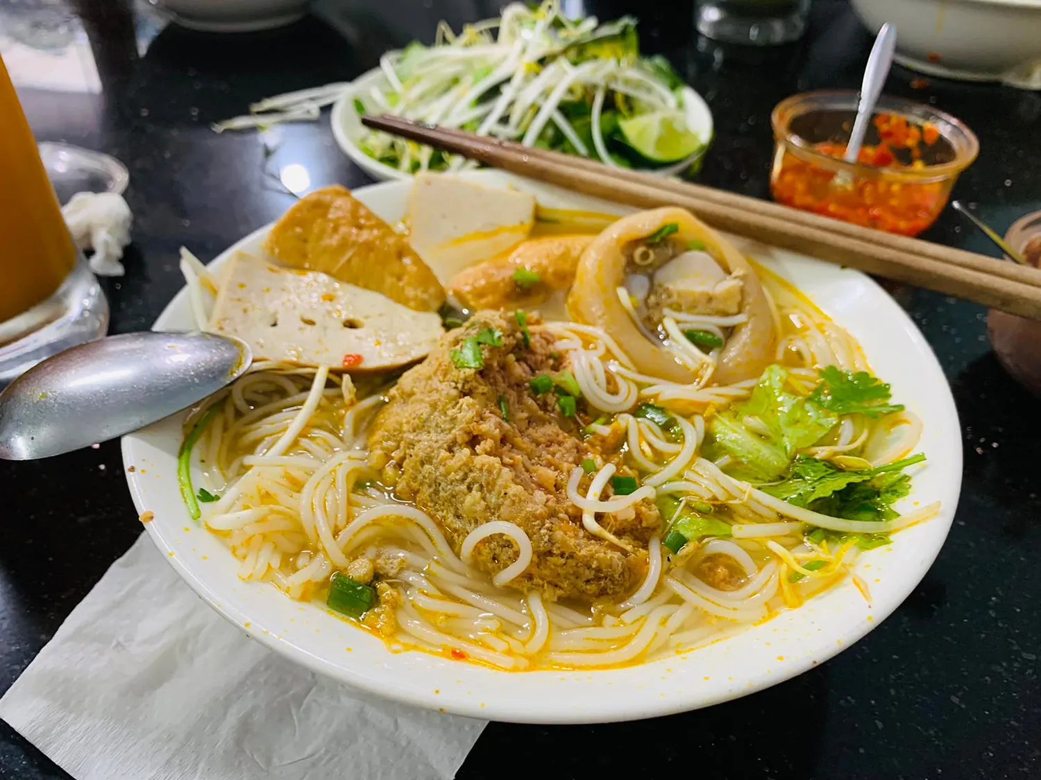 Review bún riêu giò Tư Gia Lai với hương vị thơm ngon, hấp dẫn