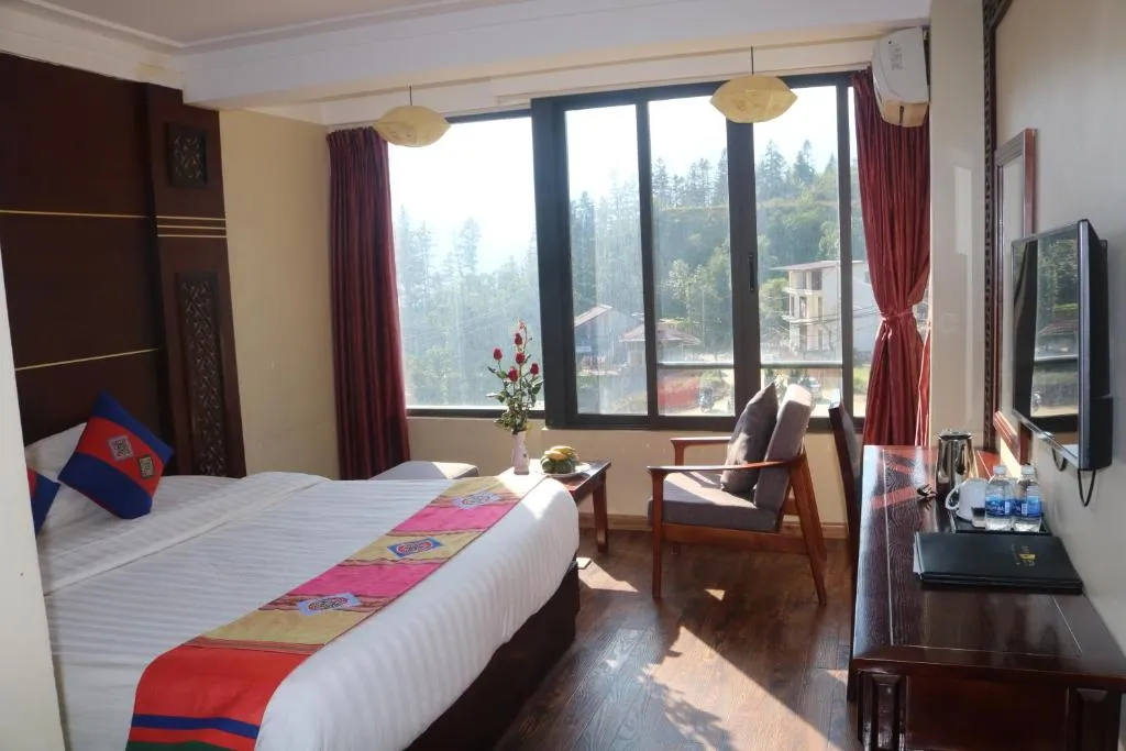 Sapa Vista Hotel – Choáng ngợp khách sạn 3 sao có view đồi núi hùng vĩ và ruộng bậc thang mướt xanh ở Sapa