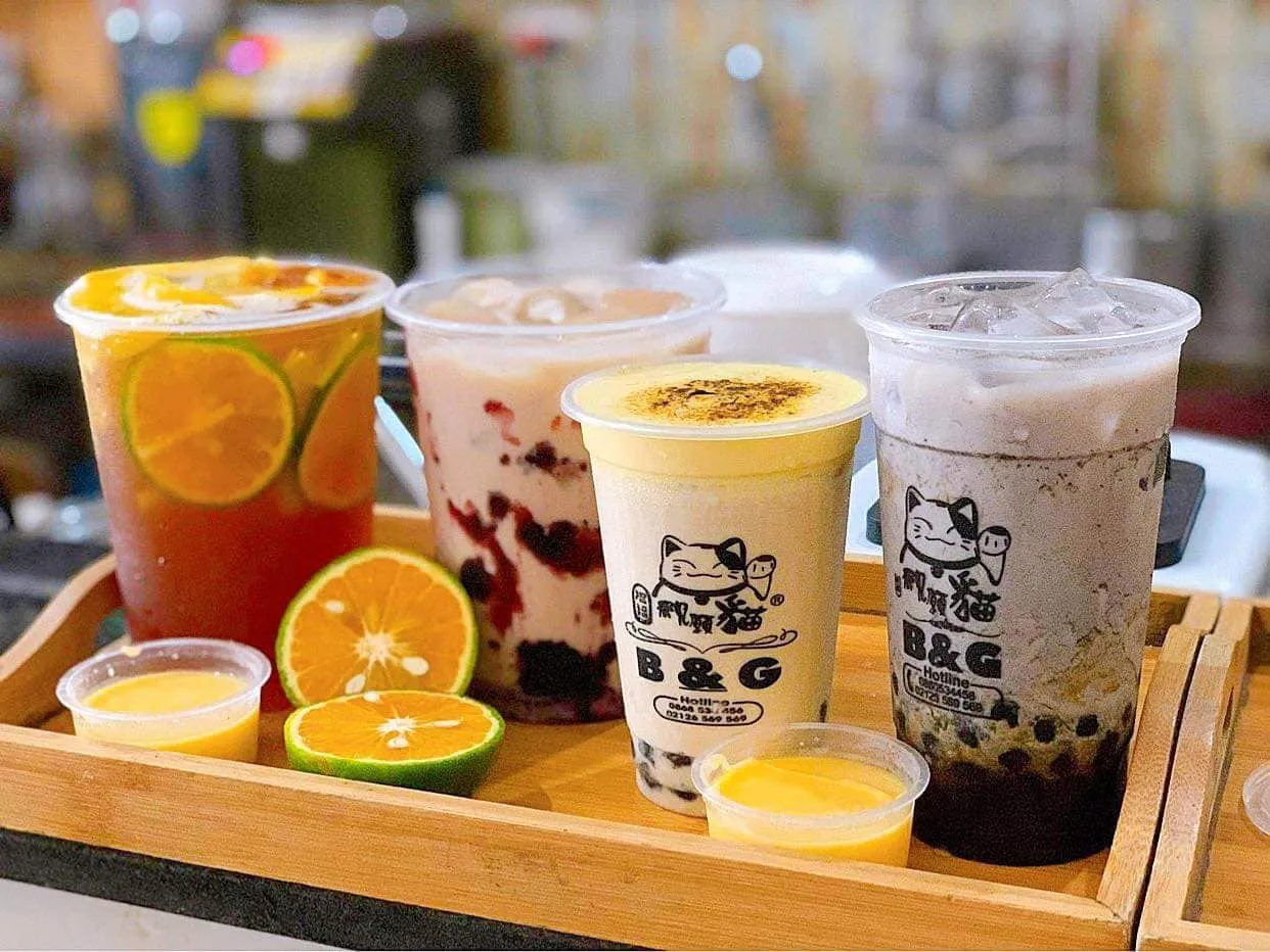 Say mê với hương trà ngon khó cưỡng của B&G Bubble Tea Room