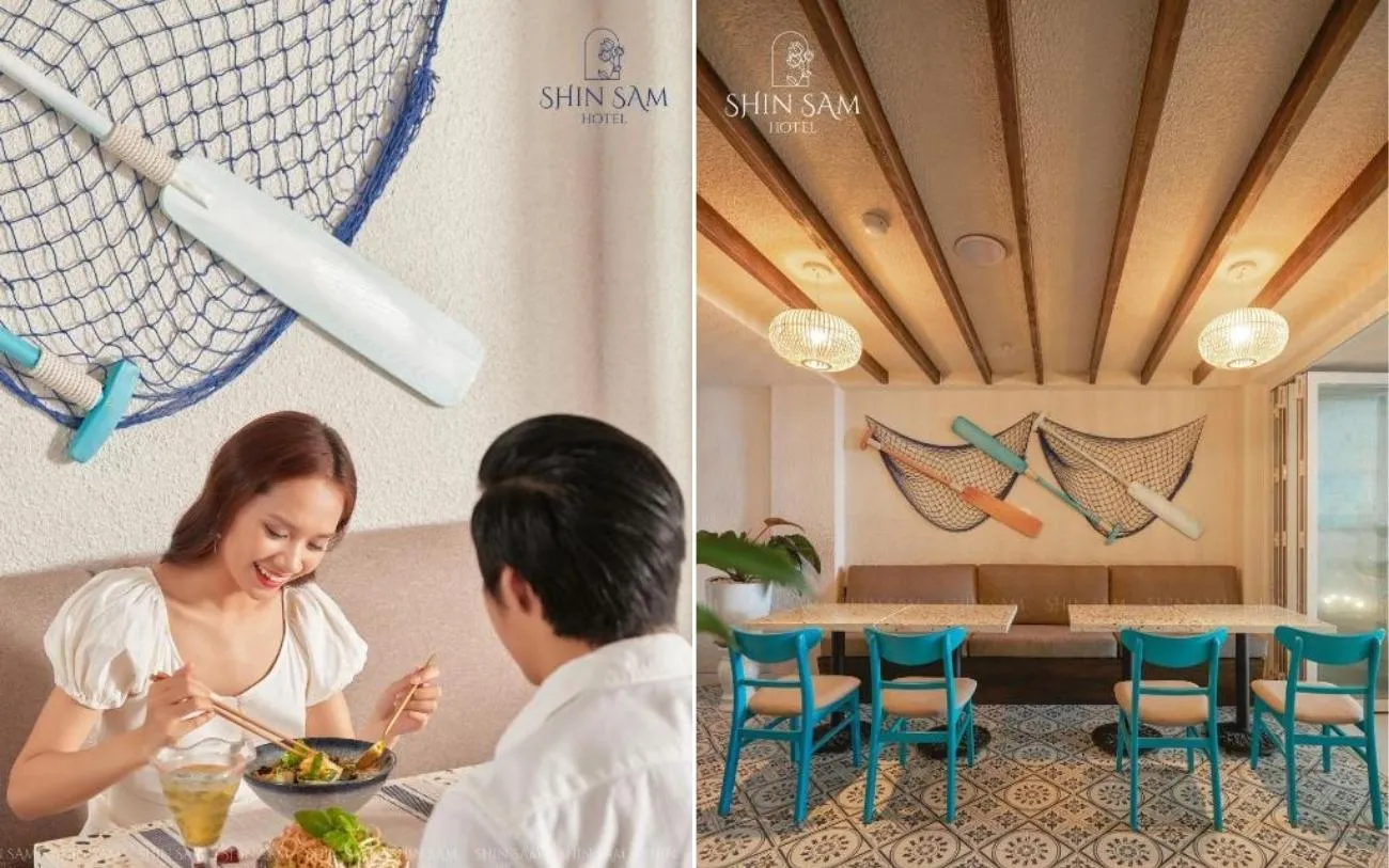 Shin Sam Boutique Hotel, gam màu Địa Trung Hải giữa thành phố biển