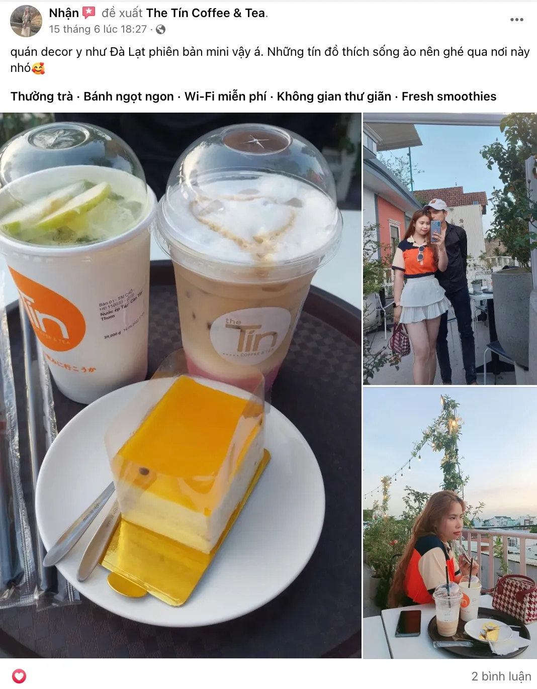 Sống ảo tại The Tín Coffee Tea, quán cà phê Bình Dương view đẹp nức tiếng