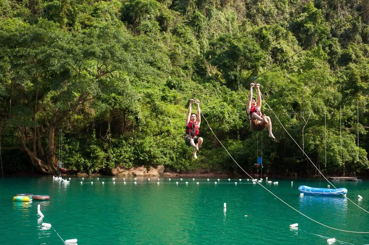 Tất tần tật trải nghiệm zipline Sông Chày Hang Tối Quảng Bình