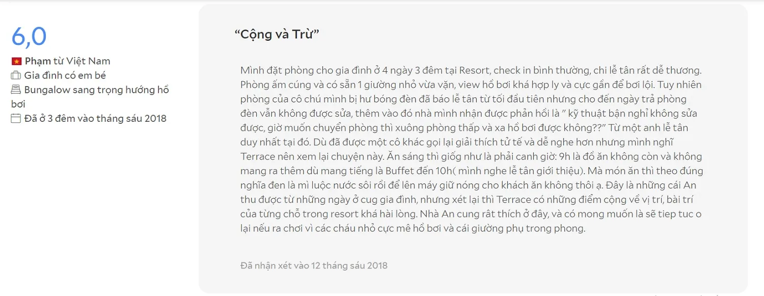 Terrace Phú Quốc Resort – Resort 3 sao có chuỗi Bungalow được trang bị phòng tắm riêng