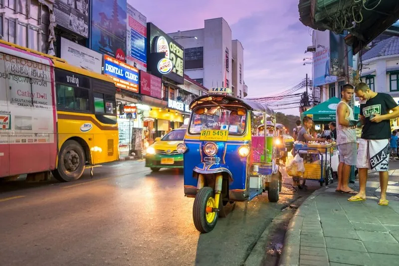 Thiên đường Khao San cho khách du lịch bụi ở Bangkok Thái Lan