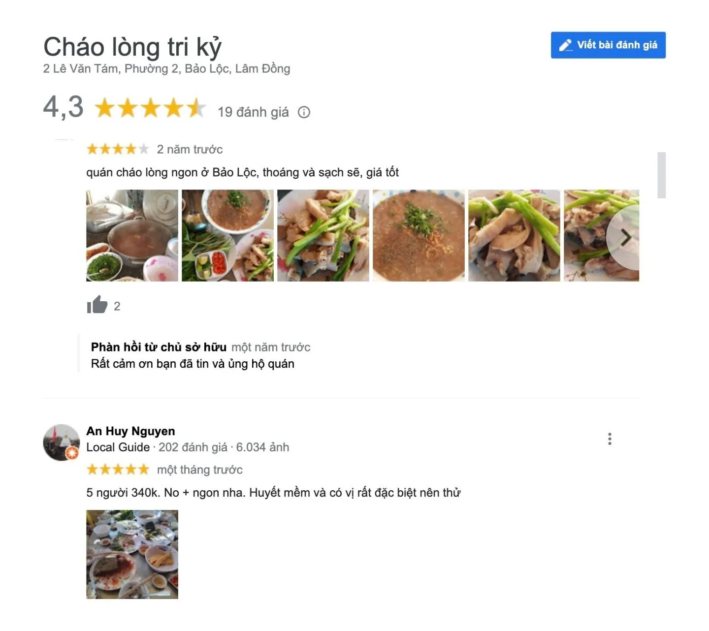 Thơm ngon hương vị Cháo lòng Tri Kỷ đã thử một lần liền nhớ mãi