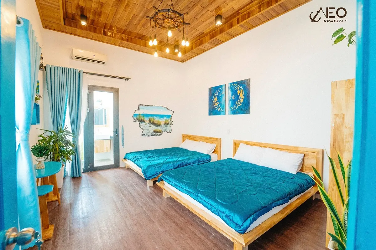 Thổn thức trước vẻ đẹp đại dương xanh thẳm của Neo Homestay Phú Yên