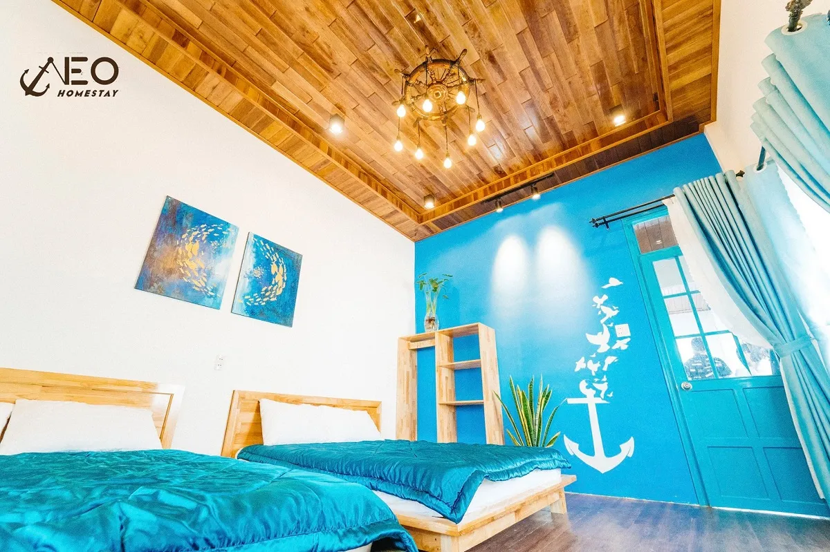 Thổn thức trước vẻ đẹp đại dương xanh thẳm của Neo Homestay Phú Yên