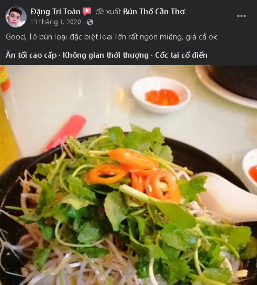 Thưởng thức Bún Thố Cần Thơ ngon trứ danh xứ Tây Đô