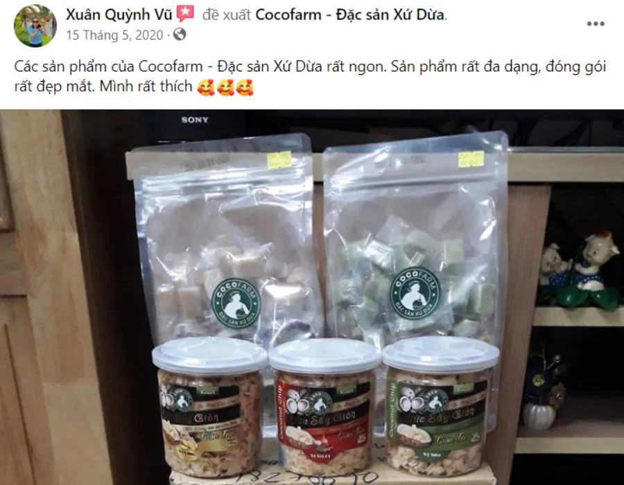 Tìm hiểu Cocofarm Store với loạt sản phẩm kẹo dừa ngon ngọt