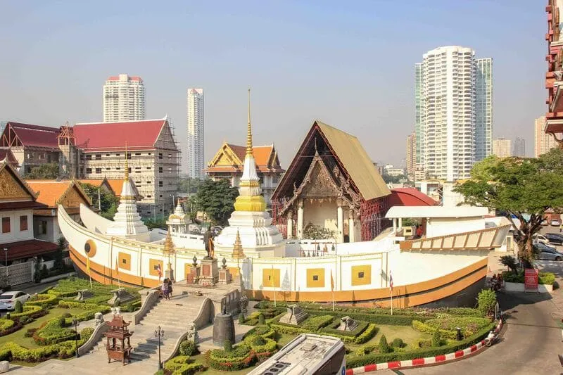 Tìm về Chùa thuyền Wat Yan Nawa giữa lòng Thủ đô Bangkok