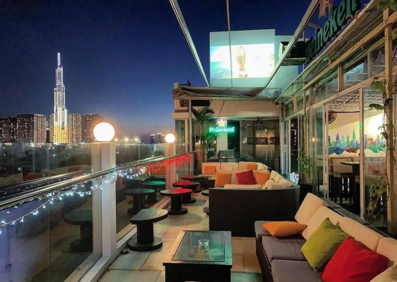 Top 8 quán rooftop quận 2 cực chill sở hữu view triệu đô