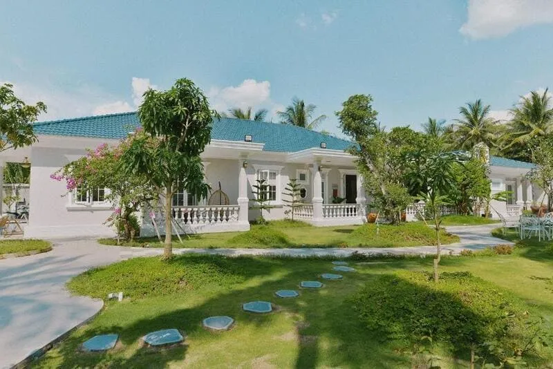 Top homestay Bến Tre với không gian sân vườn độc đáo