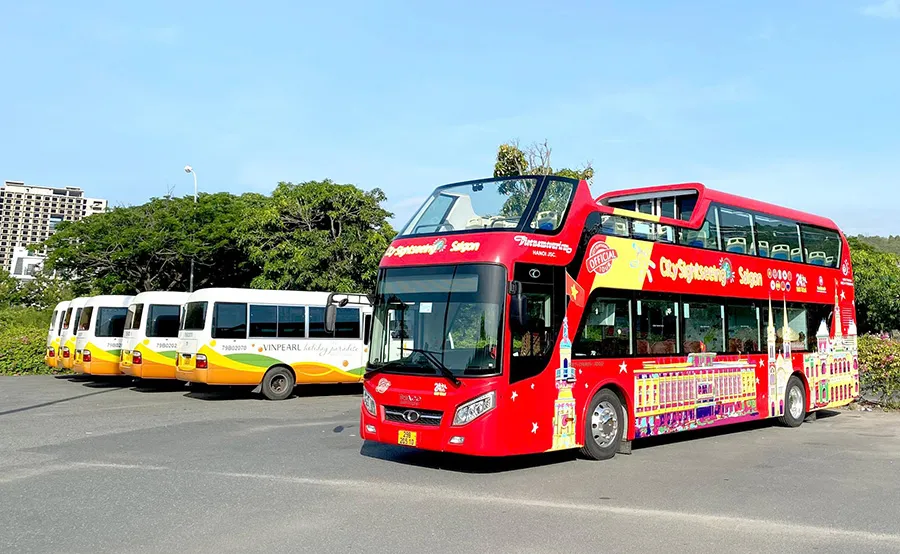 Trải nghiệm xe bus 2 tầng miễn phí ở Nha Trang cực thú vị