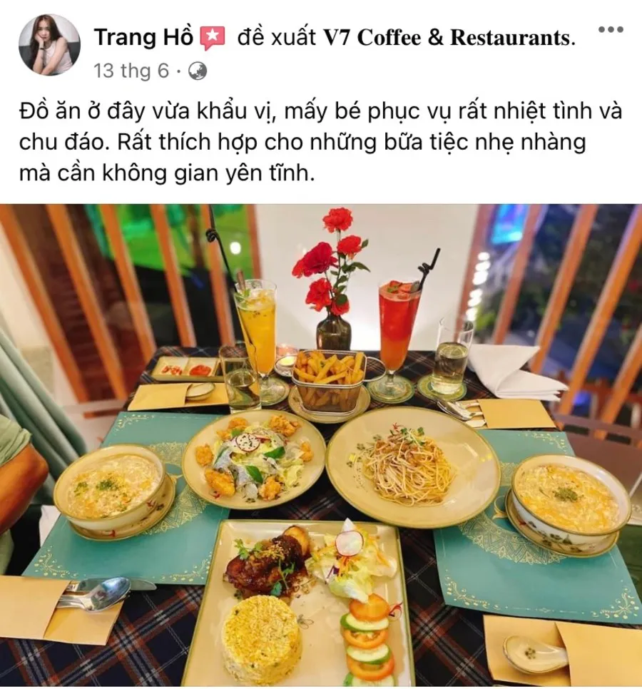 V7 Coffee & Restaurant, thiên đường ăn uống đặc sắc tại Tây Ninh