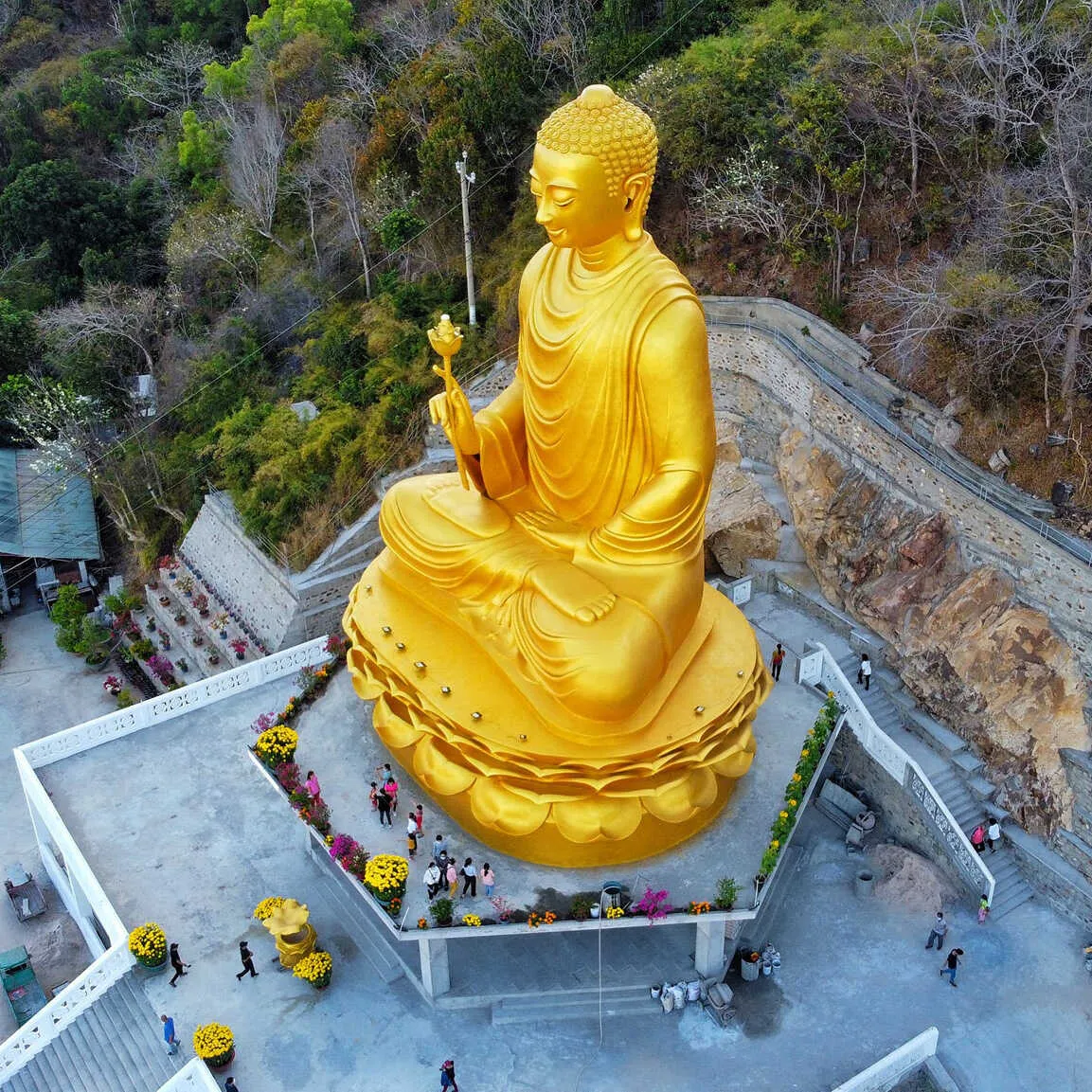 Vãn cảnh Thiền Viện Chơn Không Vũng Tàu – Nơi sở hữu bức tượng Phật bằng vàng khổng lồ